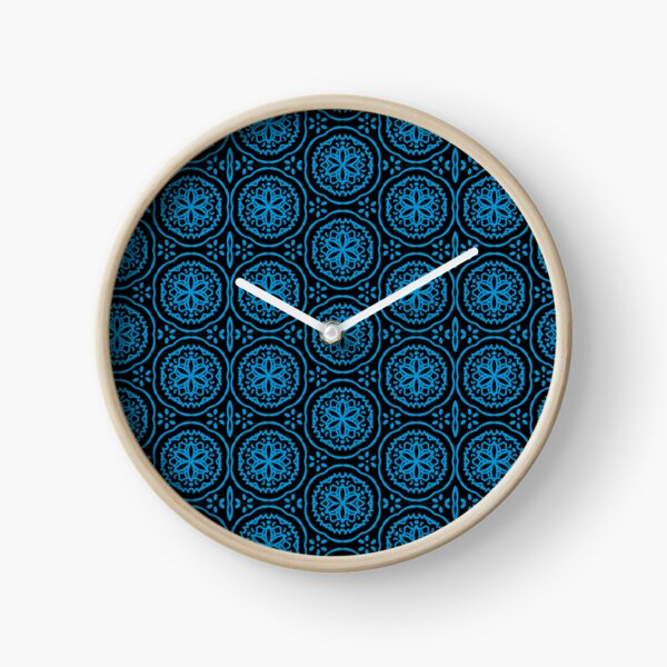 Item preview, Bold Blue Cute Seamless Repeat Tile Pattern - Original Hand Drawn Art- by Pixel Peaks designed and sold by my peaks media studio.