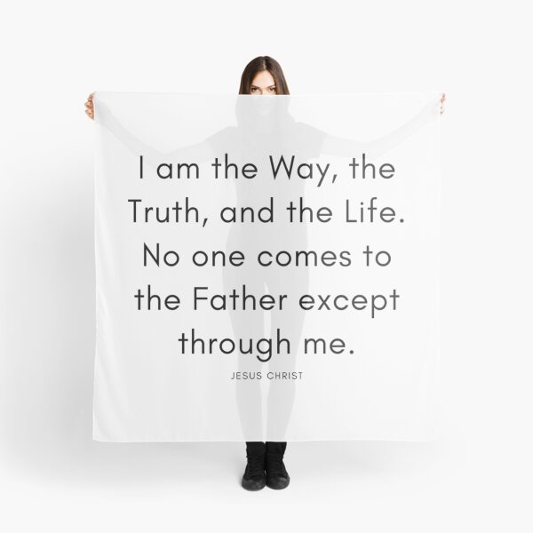 Item preview, I Am The Way The Truth And The Life. No One Comes To The Father Except Through Me. -Jesus Christ Quotes designed and sold by rubinc-espede.