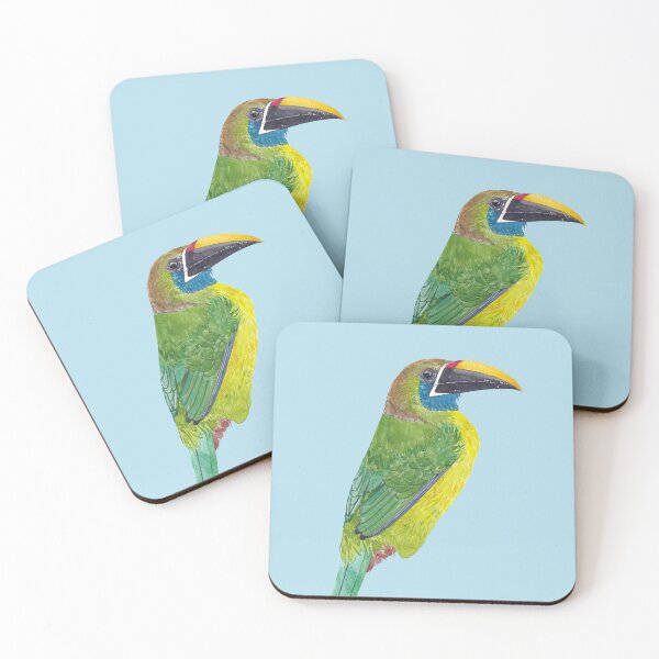 Item preview, EMERALD TOUCANET-Aulacorhynchus prasinus designed and sold by BEATRIZ ABAITUA.
