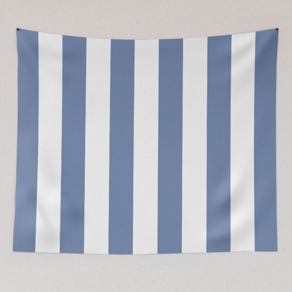 Item preview, Estampado de rayas de cabaña en color azul y blanco. designed and sold by RishabhArts1.