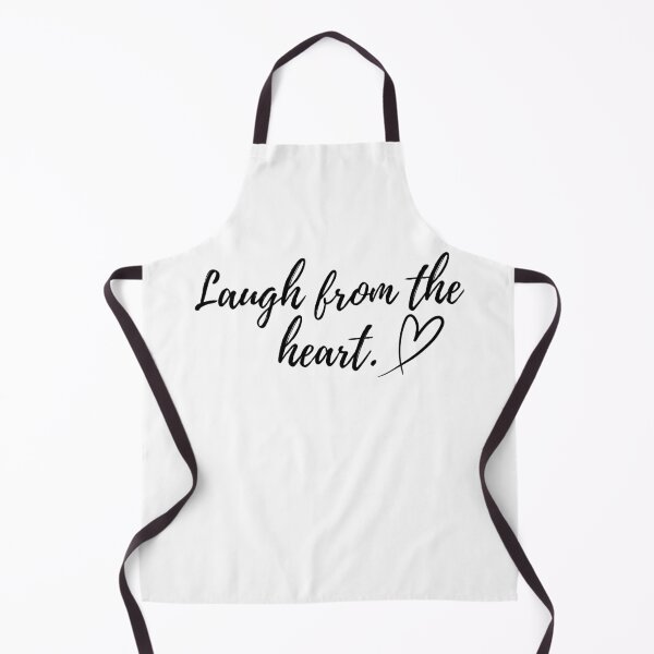 Item preview, Laugh From The Heart T-Shirt | Cursive Script Heart Design | Minimalist Positive Quote Tee designed and sold by ElegantPeople.