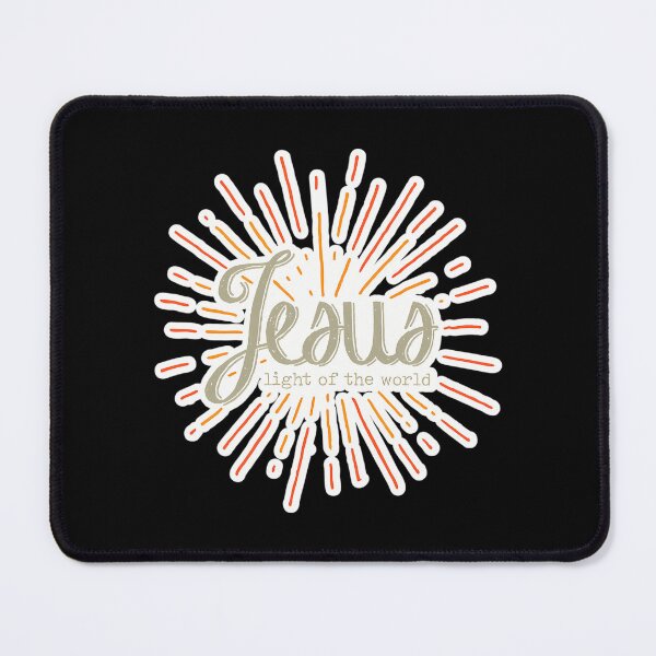 Item preview, Jesus - Light Of The World - John 812 - Hand Drawn With Sun Rays designed and sold by rubinc-espede.