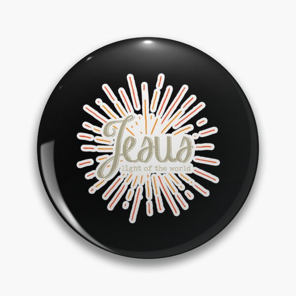 Item preview, Jesus - Light Of The World - John 812 - Hand Drawn With Sun Rays designed and sold by rubinc-espede.