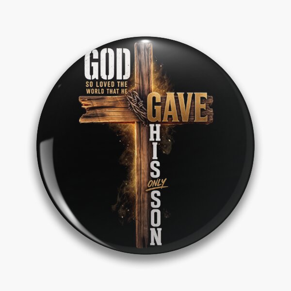 Item preview, John 3:16 God So Loved The World Rugged Wooden Cross Christian Faith designed and sold by ChristianLife.