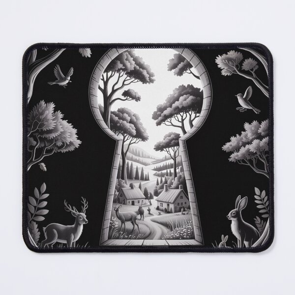 Item preview, A view through the keyhole. designed and sold by elegantpaterns.