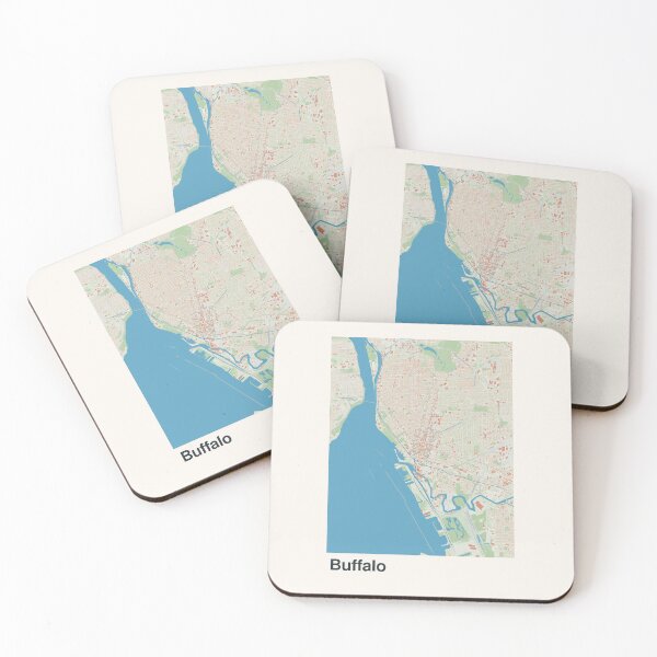 Item preview, Buffalo Minimalistic Map Art designed and sold by MapsNerd.