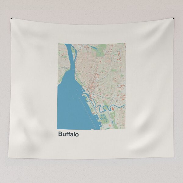 Item preview, Buffalo Minimalistic Map Art designed and sold by MapsNerd.