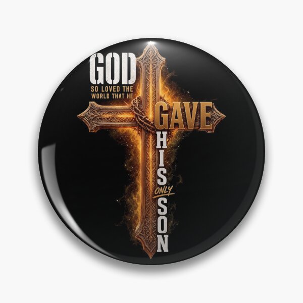 Item preview, John 3:16 God So Loved The World Rugged Wooden Cross Christian Faith designed and sold by ChristianLife.