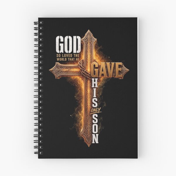 Item preview, John 3:16 God So Loved The World Rugged Wooden Cross Christian Faith designed and sold by ChristianLife.