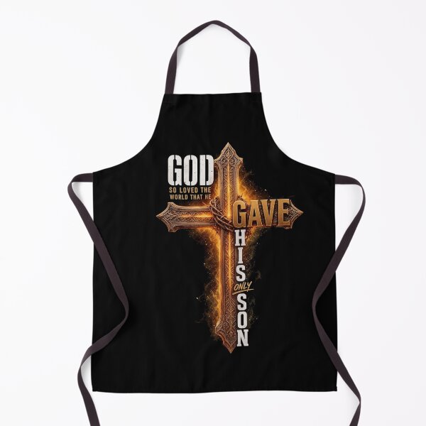 Item preview, John 3:16 God So Loved The World Rugged Wooden Cross Christian Faith designed and sold by ChristianLife.