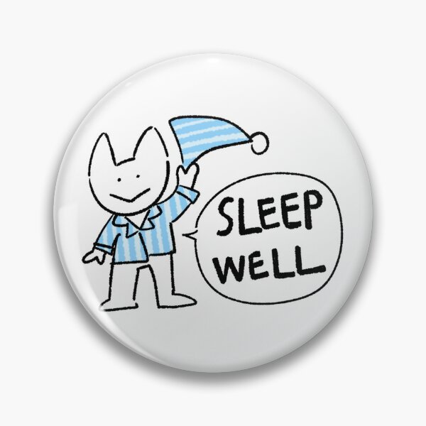Item preview, Sleep Well Cat Sticker – Cute Pajama Kitty, Kawaii Bedtime Cat, Cozy Gift designed and sold by lazydayz16.
