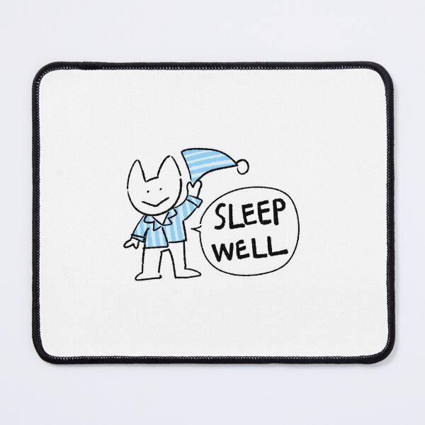 Item preview, Sleep Well Cat Sticker – Cute Pajama Kitty, Kawaii Bedtime Cat, Cozy Gift designed and sold by lazydayz16.