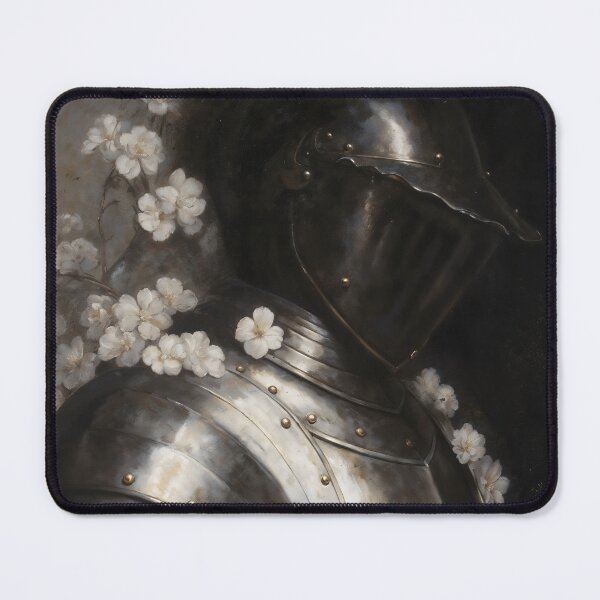 Item preview, Medieval Knight Armor and White Flowers designed and sold by DarkHolyQueen.
