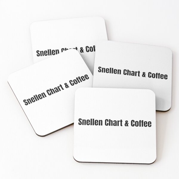 Item preview, Snellen Chart & Coffee - Ophthalmology Eye Care Essentials designed and sold by DailySwitch.