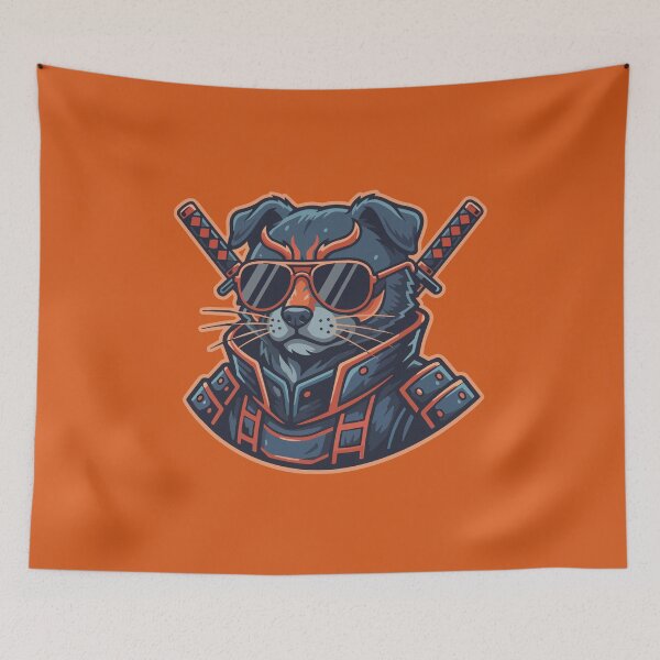 Item preview, SAMURAI WARRIOR DOG ANIME CHARACTER designed and sold by Asterisk-a.