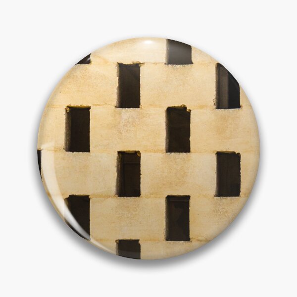 Item preview, Sunlit Geometric Wall With Recessed Rectangular Windows In A Regular Grid Pattern designed and sold by Nmallia.