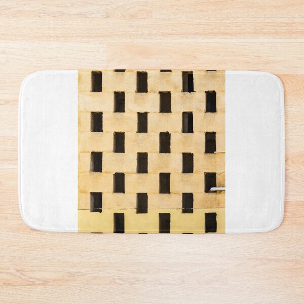 Item preview, Sunlit Geometric Wall With Recessed Rectangular Windows In A Regular Grid Pattern designed and sold by Nmallia.