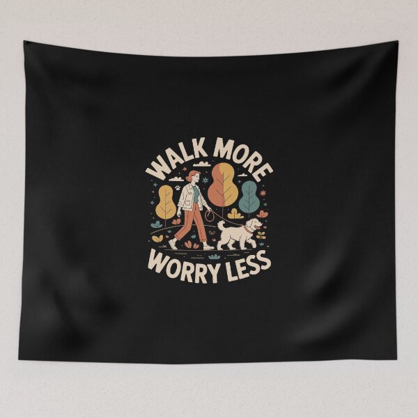 Item preview, WALK MORE WORRY LESS designed and sold by jkrphoto.
