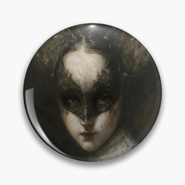 Item preview, Gothic Masquerade Mask Dark Portrait designed and sold by DarkHolyQueen.