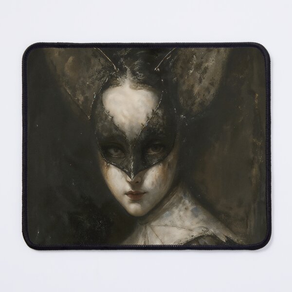 Item preview, Gothic Masquerade Mask Dark Portrait designed and sold by DarkHolyQueen.
