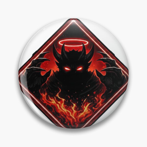 Item preview, Dark Demon Flame Silhouette with Red Halo designed and sold by Munib302.