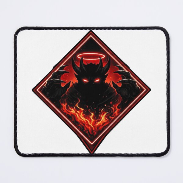Item preview, Dark Demon Flame Silhouette with Red Halo designed and sold by Munib302.