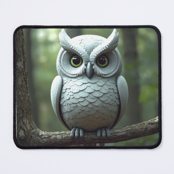 Item preview, Wise Owl of Stone designed and sold by MariaTheExpert.