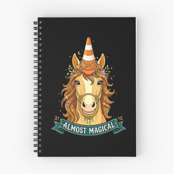 Item preview, Almost Magical Funny Horse Traffic Cone Unicorn designed and sold by Rahamkshop.