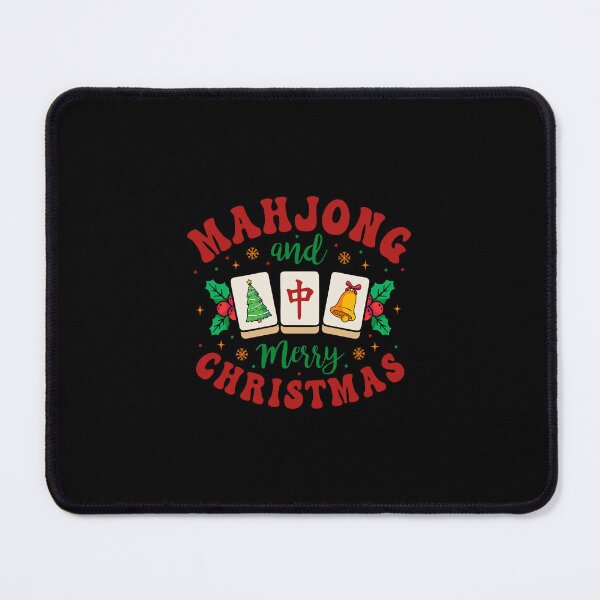 Item preview, Merry Christmas Mahjong Holiday Tile Game designed and sold by designclub.