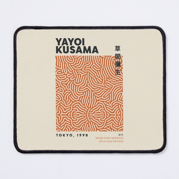 Item preview, Yayoi Kusama Orange Japandi Abstract designed and sold by Brendapaisi.