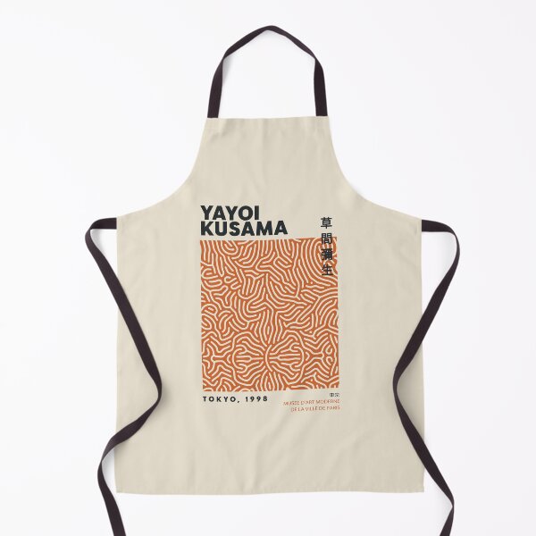 Item preview, Yayoi Kusama Orange Japandi Abstract designed and sold by Brendapaisi.