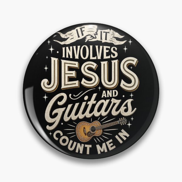 Item preview, If It Involves Jesus and Guitars Count Me In Vintage Acoustic Worship designed and sold by ChristianLife.
