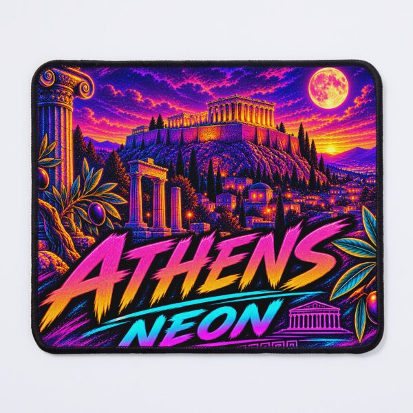 Item preview, Athens Neon Sunset Ancient Greece designed and sold by Houldi.