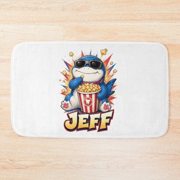Item preview, Jeff the land shark popcorn designed and sold by Zubavibe.