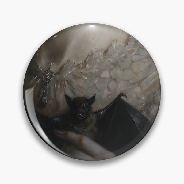 Item preview, Gothic Woman Holding Small Bat Painting designed and sold by DarkHolyQueen.