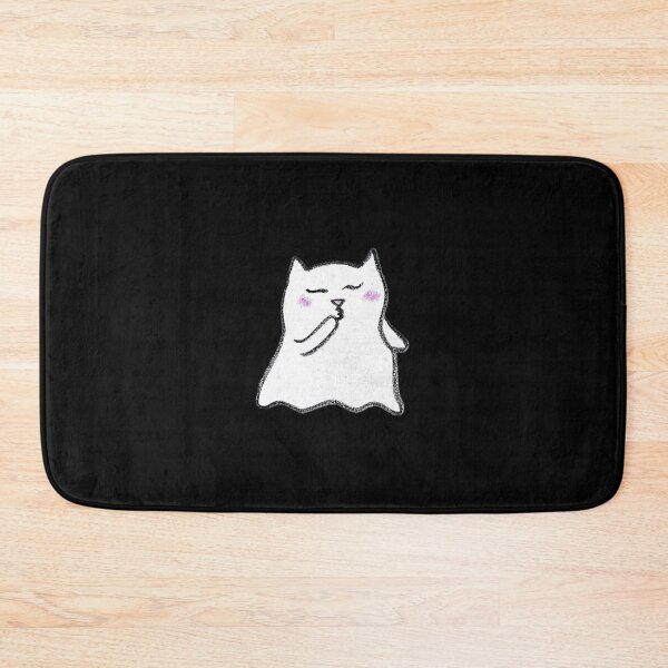 Item preview, Spooky Cute Ghost Cat Crayon Drawing designed and sold by MagicYana.