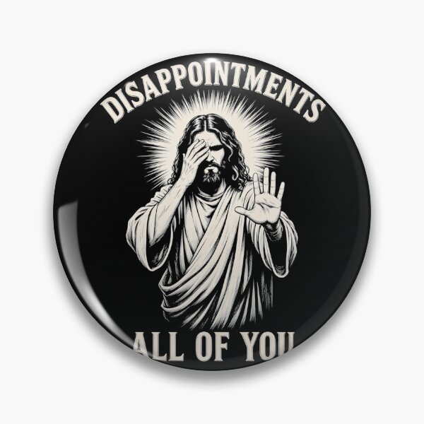 Item preview, Disappointments All Of You Funny Jesus Facepalm Sarcastic Christian Meme designed and sold by ChristianLife.