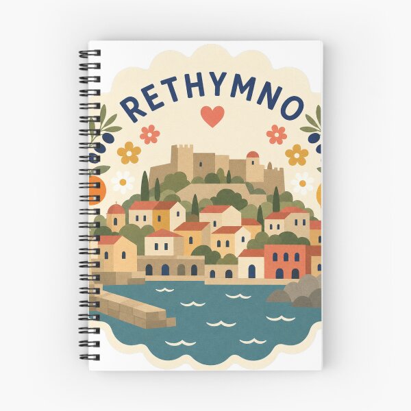Item preview, Rethymno Greece Travel Souvenir Modern Folk Art designed and sold by VisualArtsOasis.