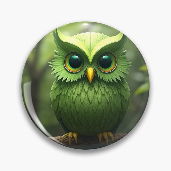 Item preview, Green Owl  designed and sold by MariaTheExpert.