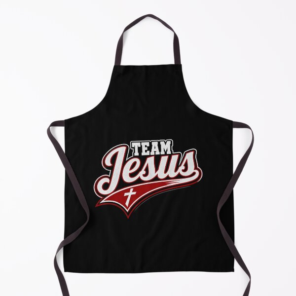 Item preview, Title: Team Jesus Baseball Script Typography Christian Cross Athletic designed and sold by ChristianLife.