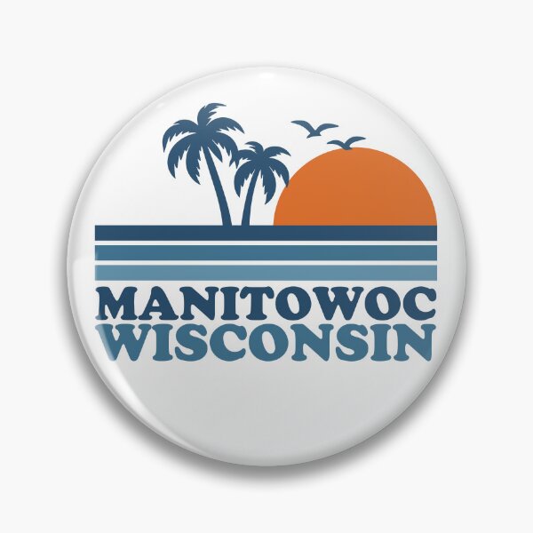 Item preview, Manitowoc Wisconsin Sunset Palm Tree Beach designed and sold by gunaone-design.