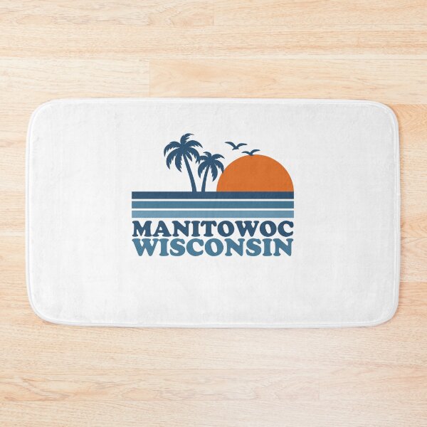 Item preview, Manitowoc Wisconsin Sunset Palm Tree Beach designed and sold by gunaone-design.