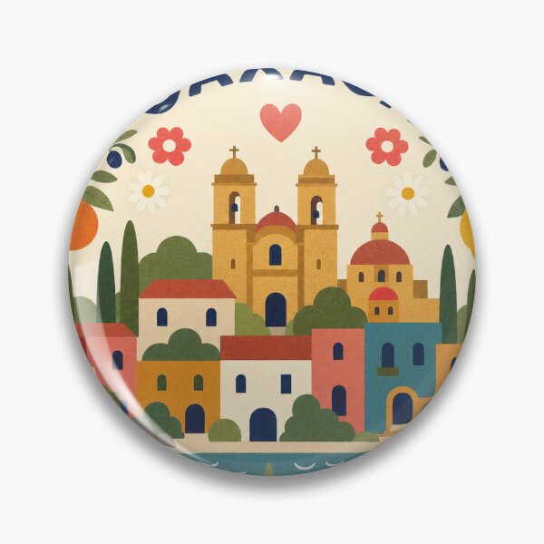 Item preview, Oaxaca Mexico Travel Souvenir Modern Folk Art designed and sold by VisualArtsOasis.