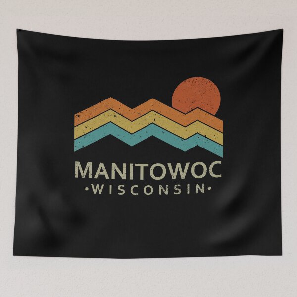 Item preview, Manitowoc Wisconsin Retro Sunset  designed and sold by gunaone-design.