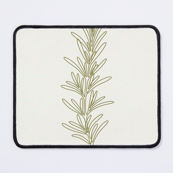 Item preview, Rosemary Sprig Line Art | Minimalist Earth Tone Botanical Print designed and sold by Zaramodo.