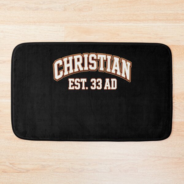 Item preview, Christian Est 33 AD Vintage Varsity College Block Typography Faith designed and sold by ChristianLife.