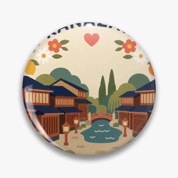 Item preview, Kanazawa Japan Travel Souvenir Modern Folk Art designed and sold by VisualArtsOasis.