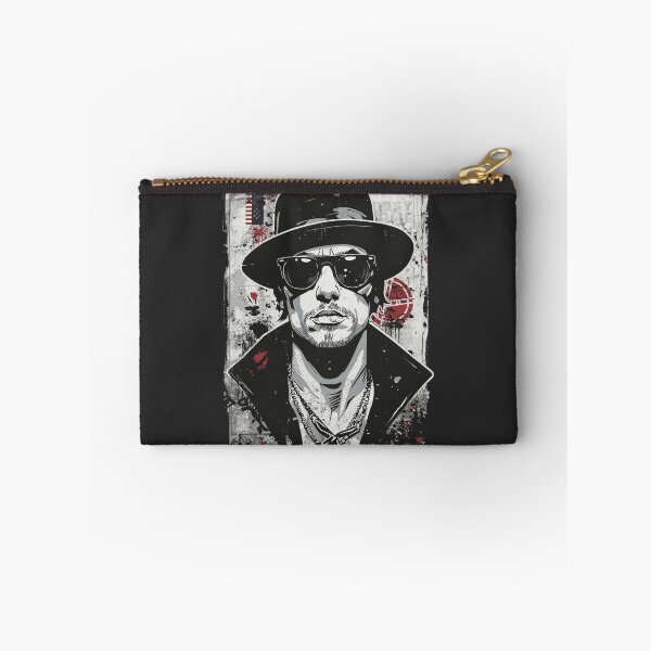 Item preview, Rockstar Outlaw Grunge Man Fedora Hat Graphic designed and sold by ERODED SELF.