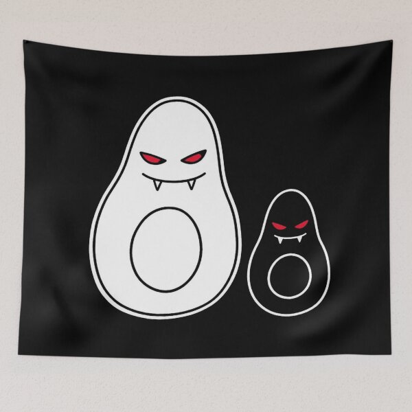 Item preview, Spooky vampire avocados designed and sold by uunaa.