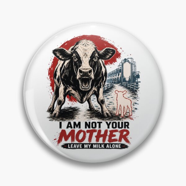 Item preview, I Am Not Your Mother Give My Milk Back | Vegan Cow Design designed and sold by KortsaCrea.